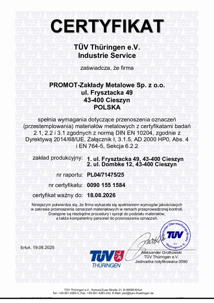 Promot 642_Umstempelzertifikat_AD_2000_EN_764-5_pl 2025